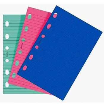 Filofax Pocket Refill Notepad - 30 Ruled Sheets in Fashion Colours