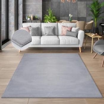 The carpet Teppich »Cosy«, rechteckig, 11 mm Höhe, Wohnzimmer Teppich Fell-Optik waschbar elegant