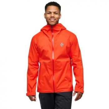 Chubasquero Black Diamond Fineline Stretch Naranja