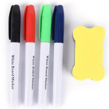 Erasable Whiteboard Marker with Eraser