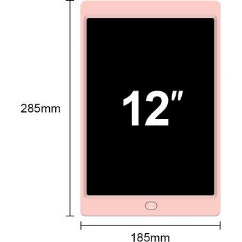 12-Inch Colorful LCD Writing Tablet, Electronic Doodle Board with Stand