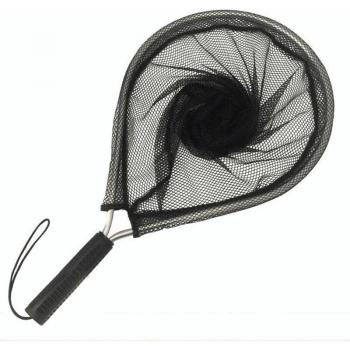 Filet de pêche en alliage d'aluminium, portable, pour pêche à la mouche