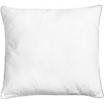 Beliani Oreiller Confortable Coton Blanc 80×80 cm Rembourrage Hypoallergénique