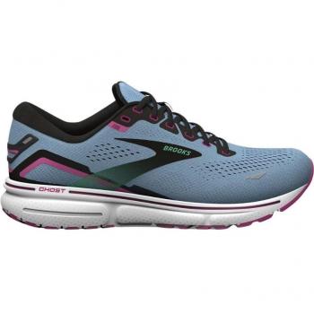 Brooks Ghost 15 Laufschuhe für Damen in Blau Schwarz Rosa