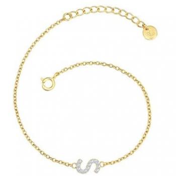 Glanzstücke München Women's Gold-Plated Sterling Silver Bracelet - One Size