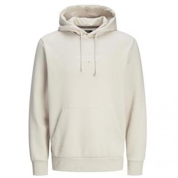 Sudadera con Capucha Jack&Jones Bluarchie Beige para Hombre