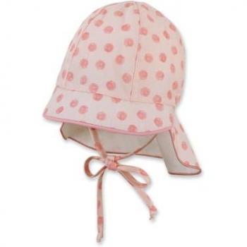 Berretto rosa con protezione del collo Sterntaler