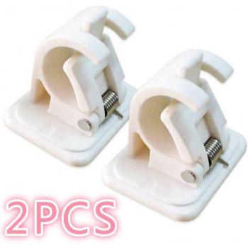 2PC Shower Curtain Rod Hooks
