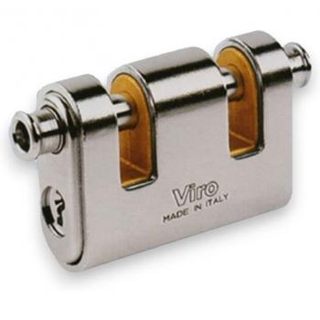 Lucchetto Viro 2 Aste Ottone Forgiato Monoblocco Panzer