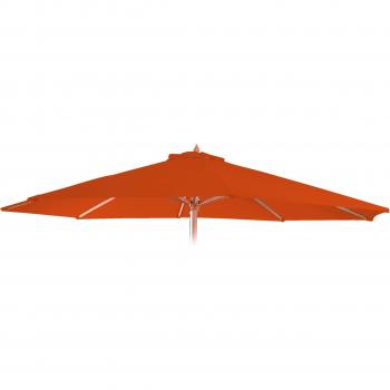 Housse Extérieure Parasol Florida 3 m – Polyéthylène, 6 baleines, Couleur Terracotta