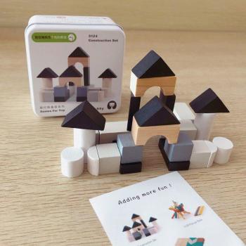 Wooden Kids Puzzle Set – Domino & Tangram Bundle