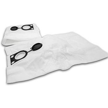 Vhbw 5x Microfleece Bags for Mafell 25 S Vacuum Cleaner, 66 cm x 40 cm, White