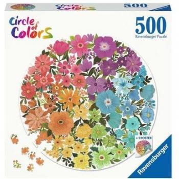Puzzel Circle of Colors - Bloemen, 500 stuks