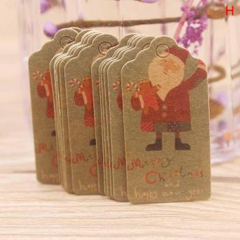 100pcs Christmas Card Tags