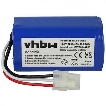 Replacement Battery compatible with Miele Scout RX1 Home Cleaner (3200mAh, 14.4v, Li-ion) - Vhbw