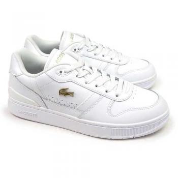 Lacoste Sneaker Weiß Flacher Absatz für Damen - 38
