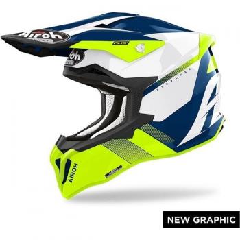 Casco Airoh Blazer Strycker Giallo