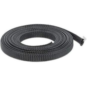Delock Kabelschlauch mit Kabelschutz, 500 cm lang, Schwarz