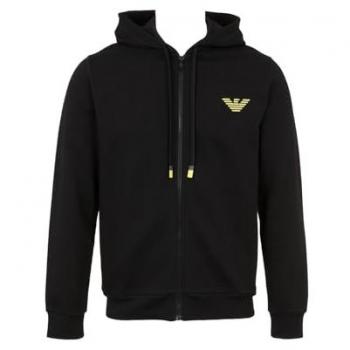 Sudadera Emporio Armani para hombre, modelo 111784_4F571, color negro, talla L, algodón, manga larga