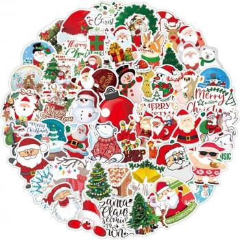 Christmas Cartoon Sticker Pack - 50pcs