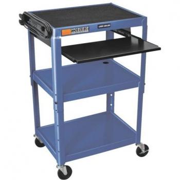 Carrello di trasporto blu a 1 cassetto
