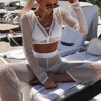 Summer Pareo Beach Tunics Bathing Suit Women Saida De Praia