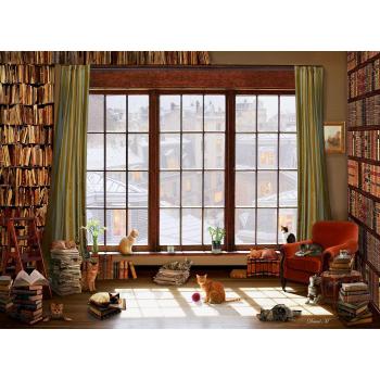 Anatolian Window Cats Puzzle 1000 pezzi