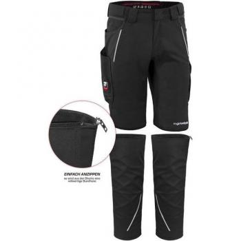 Qualitex High Quality Workwear Shorts Iron Schwarz Herren 60