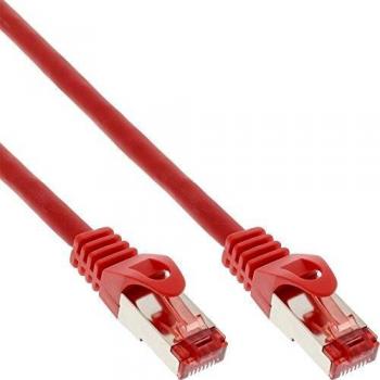 Cavo di Rete InLine 76110R 10 m Cat6 S/FTP Rosso