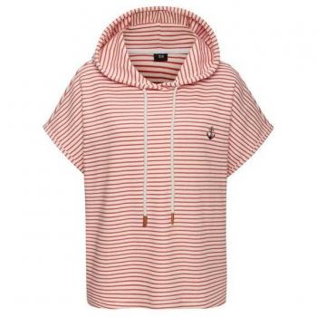 H.I.S Rot-Offwhite Hoodie für Frauen – Größe 36/38