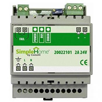 Alimentatore COMELIT SimpleHome 24 V DC 2 A (DIN)