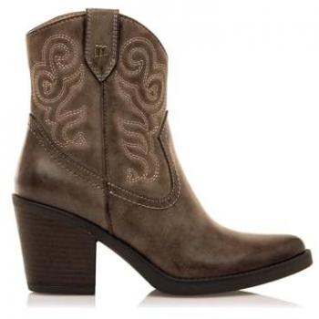 MTNG Damen-Stiefelette Tijuana Braun (38) – 5–8 cm, Lässig, mit Reißverschluss