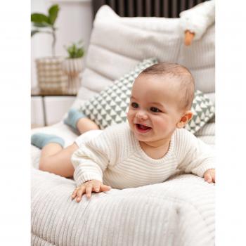 Combinaison Manches Longues Bébé Écru