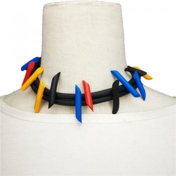 UKEBAY Handmade Rubber Choker Necklace