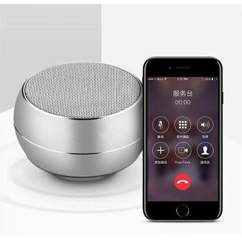 Haut-Parleur Bluetooth Design Métal Brossé LED Réfléchissant - BT632 - Rose