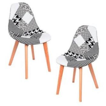 Sillas de Comedor Synk Patchwork - Pack de 2