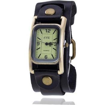 CCQ Retro Leather Strap Watch