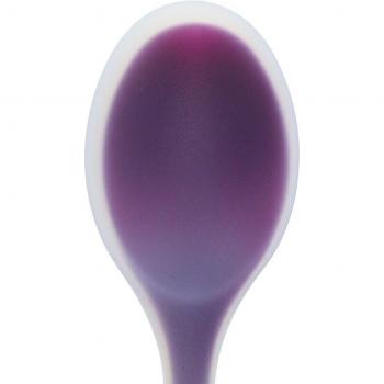 3pcs Heat-Resistant Translucent Silicone Baby Soup Spoon 20.5cm