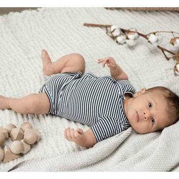 Pack di 3 Body Dirkje: Blu Navy e Off White