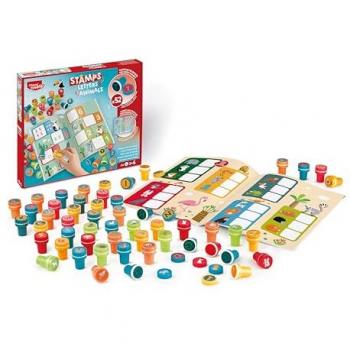 COFFRET 52 TAMPONS LETTRES & ANIMAUX