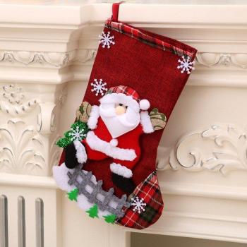 Calcetín de Navidad Papá Noel y Dulces