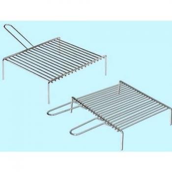 Griglia per camino e barbecue con manico 30x30