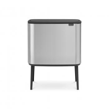 BRABANTIA Poubelle Bo Touch Bin 3 Seaux 11+11+11 L Acier Satiné