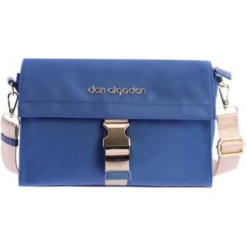 Bolso Bandolera Mediana en Nylon Azul – Don Algodón