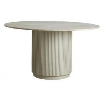 Nordal Erie Dining Table – Pure White