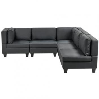 Canapé Moderne Cuir PU 5 Places Côté Gauche