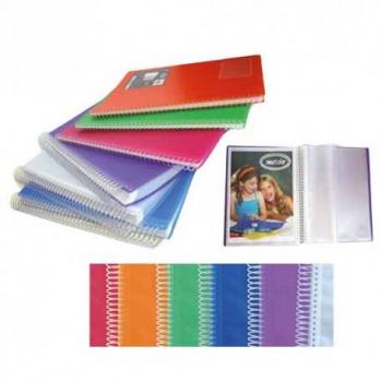 Espiral Lila: Carpeta 50 Fundas
