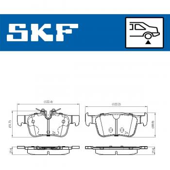 Freios SKF VKBP 90544