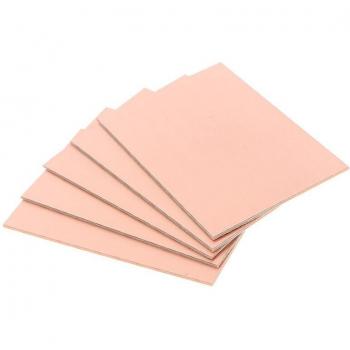 Reinforced Copper Single-Sided PCB Circuit Board 7x10cm - 5 Pack