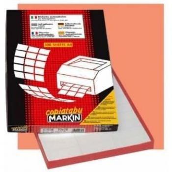 Etichetta Adesiva C/528 Bianca 100Fg A4 145X17Mm (16Et/Fg) Markin - 210C528